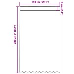 vidaXL Cortină din Dantelă cu perdele Floral Alb 150 x 280 cm Poliester vidaXL Cortină din Dantelă cu perdele Floral Alb 150 x 280 cm Poliester