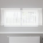 vidaXL Cortină din Dantelă cu perdele Floral Alb 200 x 100 cm Poliester vidaXL Cortină din Dantelă cu perdele Floral Alb 200 x 100 cm Poliester