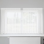 vidaXL Cortină din Dantelă cu perdele Alb 140 x 200 cm Poliester