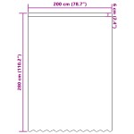 vidaXL Cortină din Dantelă cu perdele Floral Alb 200 x 280 cm Poliester vidaXL Cortină din Dantelă cu perdele Floral Alb 200 x 280 cm Poliester
