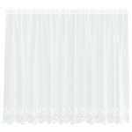 vidaXL Cortină din Dantelă cu perdele Alb 300 x 160 cm Poliester vidaXL Cortină din Dantelă cu perdele Alb 300 x 160 cm Poliester