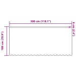 vidaXL Cortină din Dantelă cu perdele Alb 300 x 180 cm Poliester vidaXL Cortină din Dantelă cu perdele Alb 300 x 180 cm Poliester