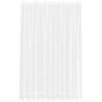 vidaXL Cortină din Dantelă cu perdele Floral Alb 300 x 300 cm Poliester