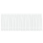 vidaXL Cortină din Dantelă cu perdele Floral Alb 400 x 100 cm Poliester vidaXL Cortină din Dantelă cu perdele Floral Alb 400 x 100 cm Poliester