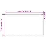 vidaXL Perdele cu perdele Floral Alb Poliester vidaXL Perdele cu perdele Floral Alb Poliester