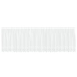 vidaXL Cortină din Dantelă cu perdele Floral Alb 500 x 120 cm Poliester vidaXL Cortină din Dantelă cu perdele Floral Alb 500 x 120 cm Poliester