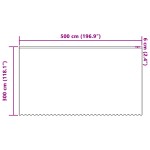 vidaXL Cortină din Dantelă cu perdele Floral Alb 500 x 300 cm Poliester vidaXL Cortină din Dantelă cu perdele Floral Alb 500 x 300 cm Poliester