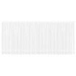 vidaXL Perdele cu perdele Floral Alb 600 x 140 cm Poliester vidaXL Perdele cu perdele Floral Alb 600 x 140 cm Poliester