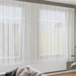 vidaXL Cortină din Dantelă cu perdele Alb 750 x 245 cm Poliester vidaXL Cortină din Dantelă cu perdele Alb 750 x 245 cm Poliester