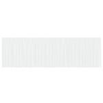 vidaXL Cortină din Dantelă cu perdele Floral Alb 900 x 140 cm Poliester