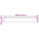 vidaXL Cortină din Dantelă cu perdele Floral Alb 1200 x 180 cm Poliester vidaXL Cortină din Dantelă cu perdele Floral Alb 1200 x 180 cm Poliester