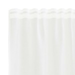 vidaXL Perdele cu perdele Floral Alb Poliester vidaXL Perdele cu perdele Floral Alb Poliester