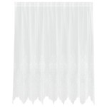 vidaXL Cortină din Dantelă cu perdele Alb 140 x 200 cm Poliester