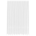vidaXL Cortină din Dantelă cu perdele Alb 280 x 300 cm Poliester