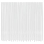 vidaXL Cortină din Dantelă cu perdele Alb 280 x 500 cm Poliester