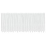 vidaXL Cortină din Dantelă cu perdele Alb 180 x 600 cm Poliester