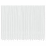 vidaXL Cortină din Dantelă cu perdele Alb 300 x 600 cm Poliester
