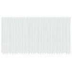 vidaXL Cortină din Dantelă cu perdele Alb 200 x 750 cm Poliester