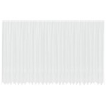 vidaXL Cortină din Dantelă cu perdele Alb 280 x 750 cm Poliester