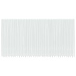 vidaXL Cortină din Dantelă cu perdele Alb 280 x 900 cm Poliester