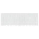 vidaXL Cortină din Dantelă cu perdele Alb 200 x 1200 cm Poliester