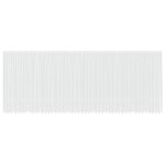 vidaXL Cortină din Dantelă cu perdele Alb 260 x 1200 cm Poliester