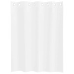 vidaXL Perdele cu perdele 2 pcs Alb 140 x 140 cm Poliester