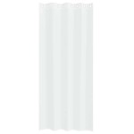 vidaXL Perdele cu perdele 2 pcs Alb 140 x 260 cm Poliester