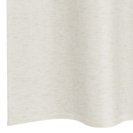 vidaXL Perdele cu perdele 2 pcs Crem 140 x 260 cm Poliester