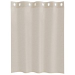 vidaXL Perdele cu perdele 2 pcs Nisip 140 x 140 cm Poliester vidaXL Perdele cu perdele 2 pcs Nisip 140 x 140 cm Poliester