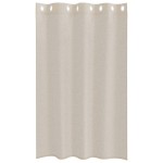 vidaXL Perdele cu perdele 2 pcs Nisip 140 x 175 cm Poliester