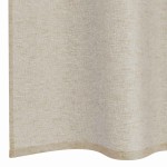 vidaXL Perdele cu perdele 2 pcs Nisip 140 x 225 cm Poliester