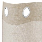 vidaXL Perdele cu perdele 2 pcs Nisip 140 x 245 cm Poliester vidaXL Perdele cu perdele 2 pcs Nisip 140 x 245 cm Poliester