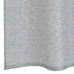 vidaXL Cortină din Voile 2 pcs Gri închis 225 x 140 cm Poliester