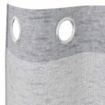vidaXL Perdele cu perdele 2 pcs Gri închis 140 x 260 cm Poliester