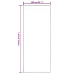 vidaXL Perdele cu perdele 2 pcs Alb 140 x 260 cm Poliester