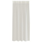 vidaXL Perdele cu perdele 2 pcs Crem 140 x 175 cm Poliester