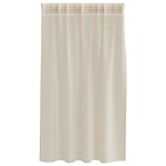 vidaXL Perdele cu perdele 2 pcs Nisip 140 x 140 cm Poliester