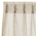 vidaXL Perdele cu perdele 2 pcs Nisip 140 x 140 cm Poliester