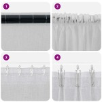 vidaXL Perdele cu perdele 2 pcs Gri deschis 140 x 140 cm Poliester