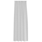 vidaXL Perdele cu perdele 2 pcs Gri deschis 140 x 260 cm Poliester