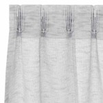 vidaXL Perdele cu perdele 2 pcs Gri deschis 140 x 260 cm Poliester