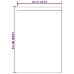 vidaXL Perdele cu perdele 2 pcs Gri închis 140 x 175 cm Poliester