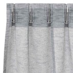 vidaXL Perdele cu perdele 2 pcs Gri închis 140 x 260 cm Poliester
