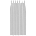 vidaXL Perdele cu perdele 2 pcs Gri deschis 140 x 225 cm Poliester vidaXL Perdele cu perdele 2 pcs Gri deschis 140 x 225 cm Poliester