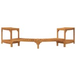 vidaXL Împrejmuire pentru cadă cu hidromasaj Semicircular 272x120.5x55.5 cm Lemn solid de acacia vidaXL Împrejmuire pentru cadă cu hidromasaj Semicircular 272x120.5x55.5 cm Lemn solid de acacia