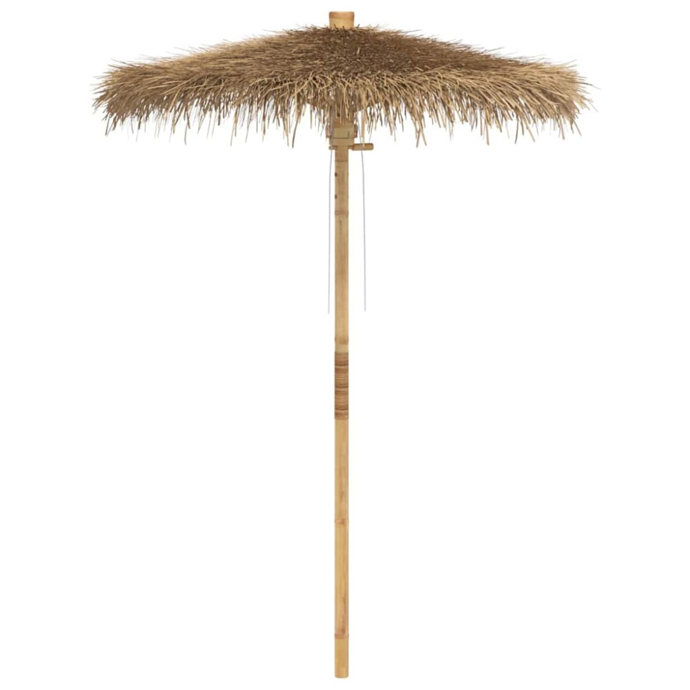 vidaXL Umbrelă Tiki cu baldachin din frunze de banană 150 cm bambus