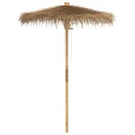vidaXL Umbrelă Tiki cu baldachin din frunze de banană 150 cm bambus vidaXL Umbrelă Tiki cu baldachin din frunze de banană 150 cm bambus