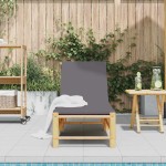 vidaXL Sezlong cu perne 55x199x30 cm bambus
