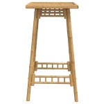 vidaXL Masă de bar de exterior pătrată 55x55x100 cm bambus vidaXL Masă de bar de exterior pătrată 55x55x100 cm bambus